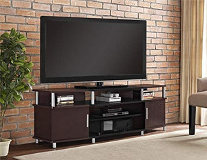 lot 6942 image: Ameriwood Home Carson TV Stand for TVs up to 70, Cherry