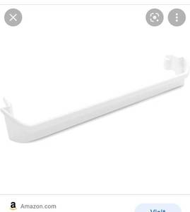 lot 7639 image: GE WR17X11889 Genuine OEM Door Shelf BarFixed Shelf Bar for GE Refrigerator