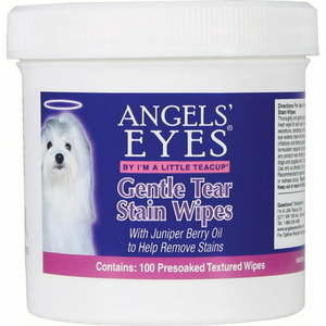 lot 7678 image: Angels Eyes Gentle Tear 100 Presoaked Textured Stain Wipes