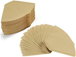 lot 7686 image: #4 Cone Coffee Filters (Natural Unbleached, 100