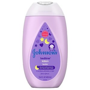 lot 7713 image: Johnsons Bedtime Baby Lotion with NaturalCalm Aromas, 13.6 fl oz