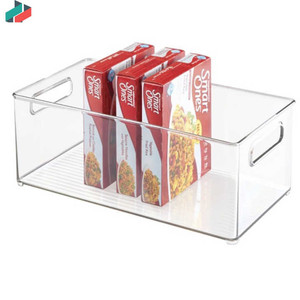lot 7780 image: ZNF00014 Clear Plastic Deep Kitchen Storage Organizer
