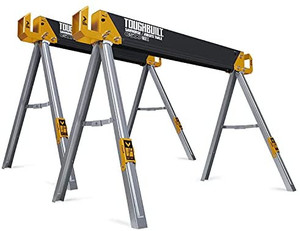 lot 7806 image: ToughBuilt - Sawhorses with 2x4 Support Arms 2 Pack