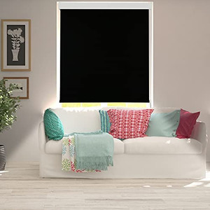 lot 7812 image: ShadesU %100 Blackout Window Roller Blinds