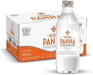 lot 8315 image: Acqua Panna Natural Spring Water, 11.15 Fl. Oz. Plastic Bottles, Pack of 24