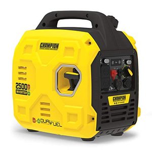 lot 8328 image: Champion Power Equipment 200961 2500-Watt Dual Fuel Portable Inverter Generator, Ultralight