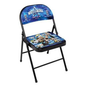 lot 8344 image: Steve Austin vs. Kevin Owens WrestleMania 38 Event Folding Chair