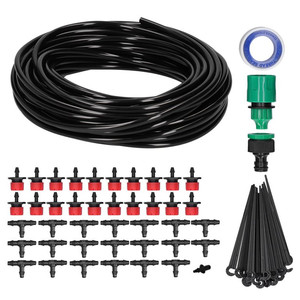 lot 8375 image: Dripper Plant Watering, Micro Drip Irrigation Kit 20m Watering Set Micro Irrigation Set, Item May Differ From Stock Photos