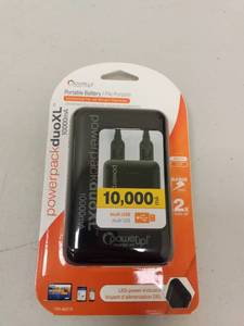 lot 8393 image: Power Up Charge On Power Pack Duo XL, 10000mA