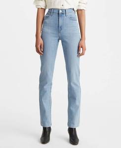 lot 8420 image: Levis Womens 724 Straight-Leg Jeans in Short Length