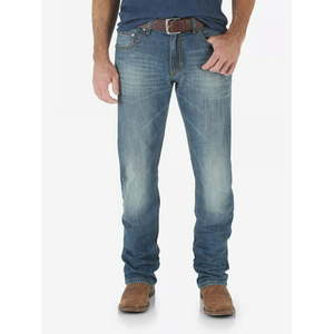 lot 8421 image: Wrangler Mens Retro Slim Straight Stretch Denim - Bozeman, Bozeman, 32X32