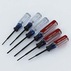 lot 8424 image: Craftsman 6 Piece Jewelers Screwdriver Set 941106 Brand