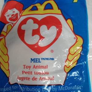 lot 9680 image: TY MINI BEANIES COLLECTABLE IN PACK  MEL