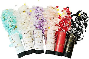 lot 9753 image: Confetti Cannon��Party Poppers Confetti Shooters Biodegradable Confetti Birthday Confetti 4 Inches-(6pcs) Wedding, New Year Kids Birthday Party Supplies