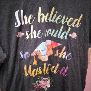 lot 9754 image: SHE BELIEVED... T SHIRT SIZE XL