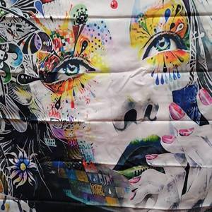lot 9779 image: ARTISTIC WATER COLOR TAPESTRY