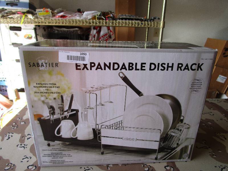Sabatier Expandable Dish Rack Fall River Sales Tool Liquidation by