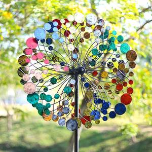 lot 105 image: Multi-color Kaleidoscope Wind Spinner