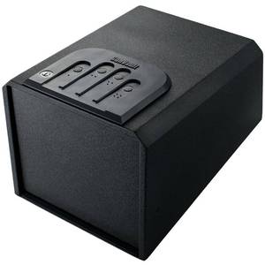 lot 109 image: Gunvault GV205019 MiniVault 2050 Gun Safe Mechanical Illuminated KeypadKey 16 Gauge Steel Black 8.125 x 10.125 x 14 (Exterior)