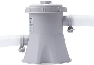 lot 152 image: WDERNI Krystal Clear Cartridge Filter Pump for Above Ground Pools, 800 GPH Pump Flow Rate, 110-120V with GFC