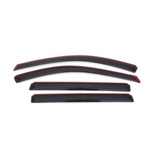 lot 170 image: AVS 13-18 Nissan Pathfinder Ventvisor In-Channel Front & Rear Window Deflectors 4pc - Smoke