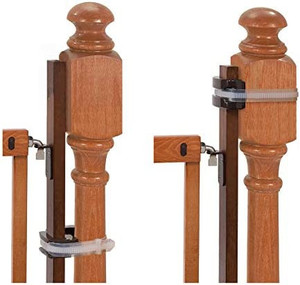lot 172 image: Summer Banister to Banister Gate Mounting Kit - Fits Round or Square Banisters, Accommodates Most Hardware & Pressure Mount Baby Gates up to 37�� Tall, Gate Sold Separately