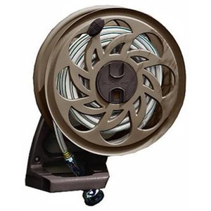 lot 190 image: Suncast CPLSTA125B 125 Wall-Mounted Side Tracker Garden Hose Reel for 58 Hose