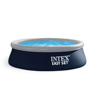 lot 211 image: Intex 8ft x 30in Easy Set Inflatable Kid Swimming Pool with Filter Pump