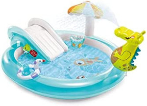 lot 311 image: Intex Gator Inflatable Play Center, for Ages 2