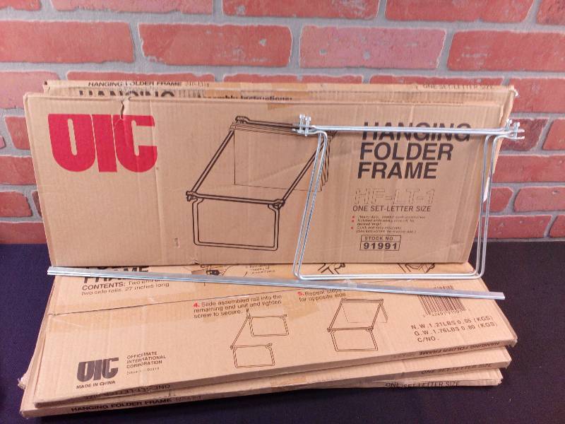 lot 7 image: HANGING FOLDER FRAMES