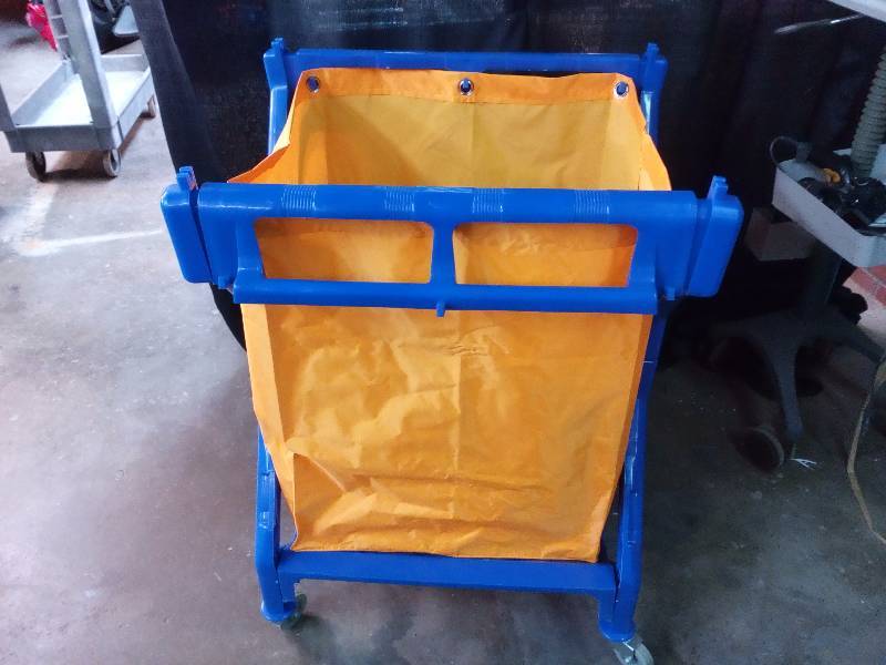 lot 14 image: Folding Laundry cart-Needs Hardware