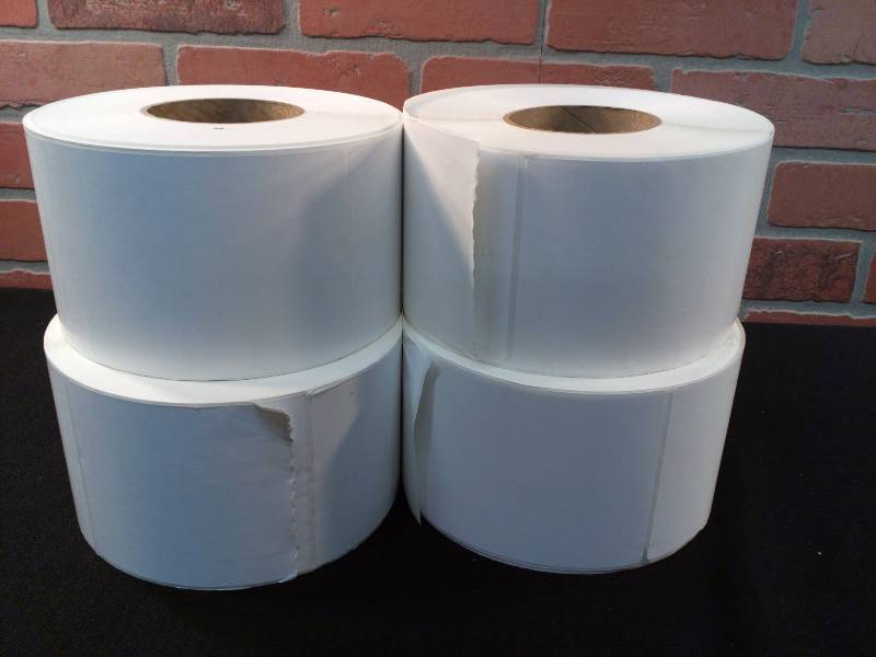 lot 43 image: Shipping Label Rolls Adhesive - Backed