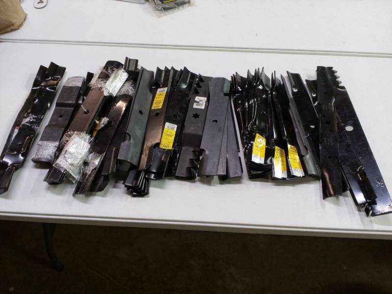 lot 54 image: Variety of Lawn Mower Blades
