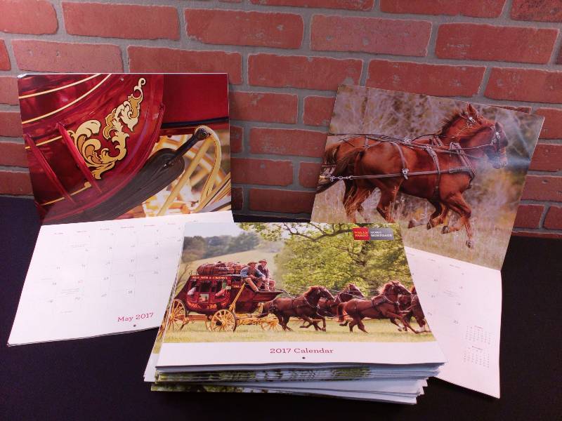 lot 64 image: Wells Fargo 2017 Calendars
