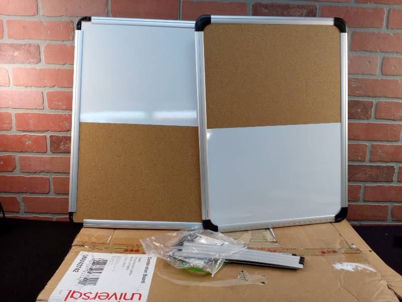 lot 82 image: Universal Combination Boards Dry Erase  Cork Combo