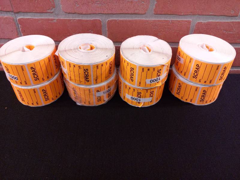 lot 101 image: Scrap StickerLabels