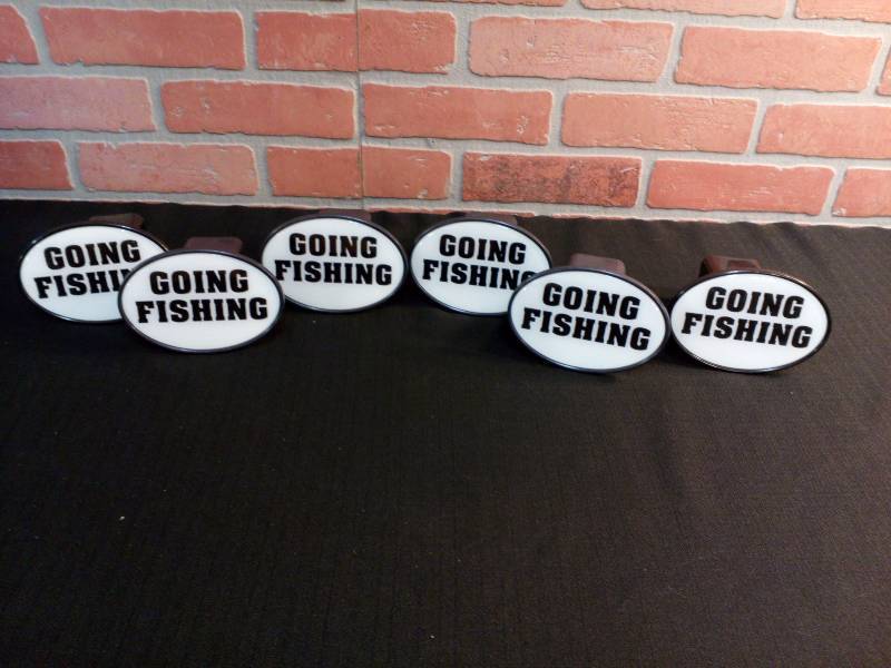 lot 127 image: Going Fishing Receiver Box Hitch Cover