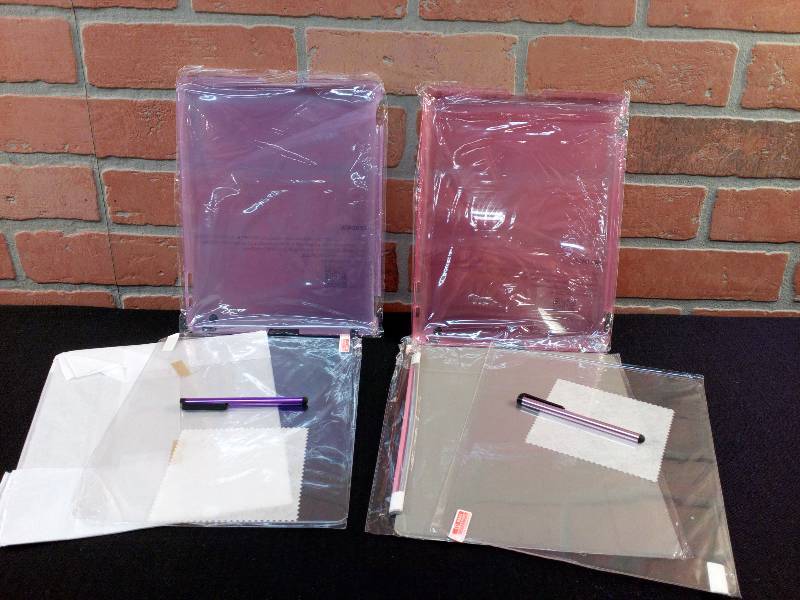 lot 129 image: BesData Ultra Thin Magnetic Smart Cover Sets - Ipad 2 & 3