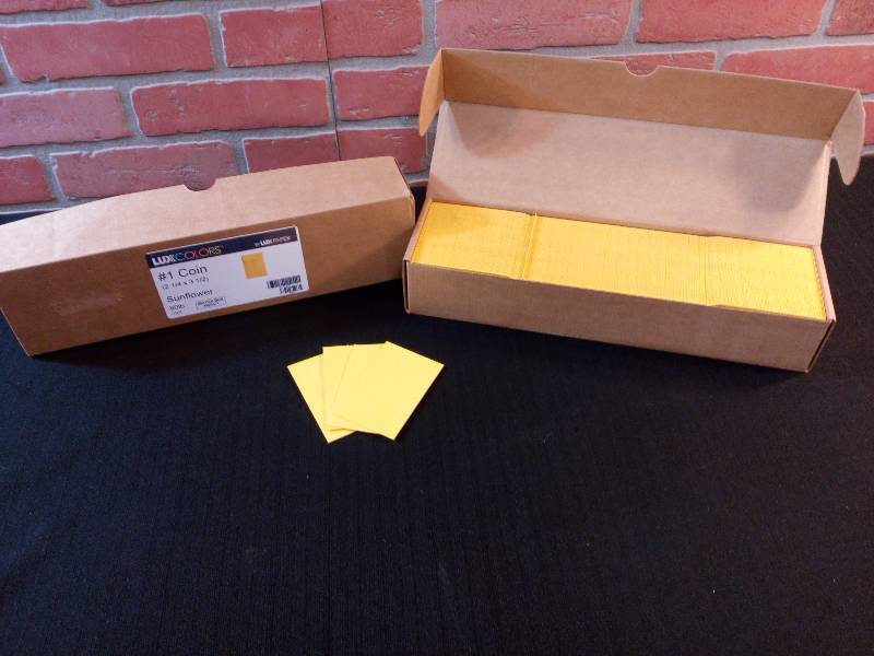 lot 148 image: LuxColors Coin Envelopes