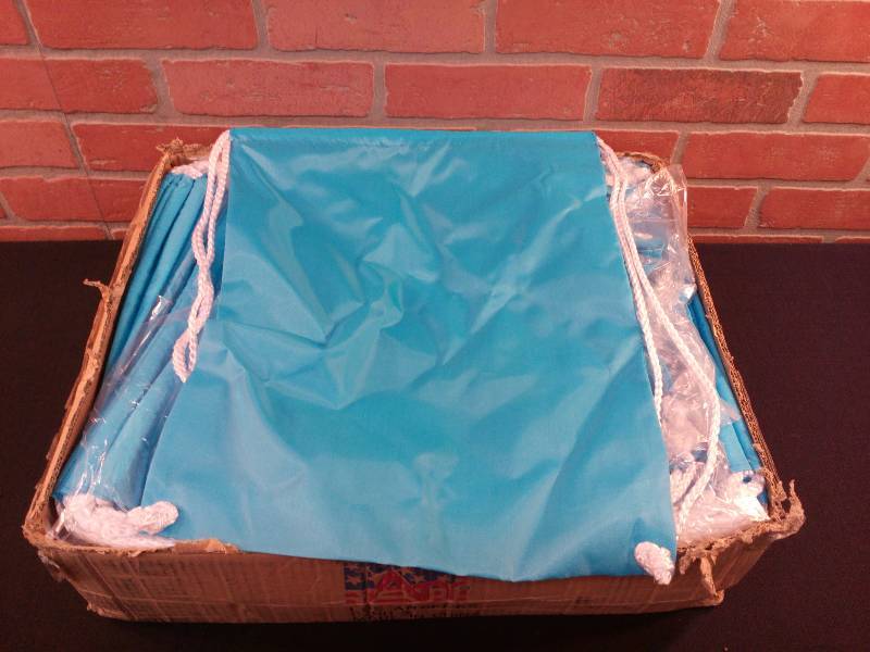 lot 155 image: Nylon Drawstring Backpacks