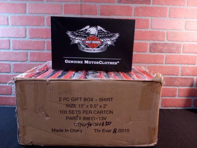 lot 158 image: Harley Davidson Gift Boxes