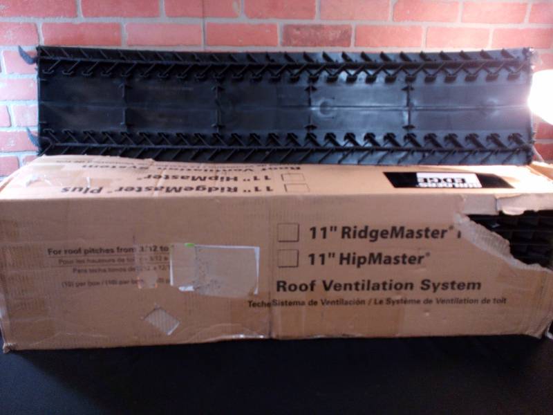 lot 160 image: 4-Foot Ridge Vent Plus Roof Ventilation