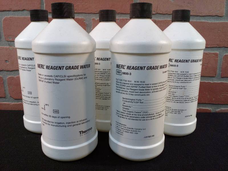lot 186 image: Nerl Reagent Grade Water