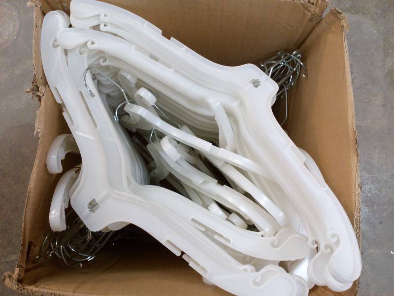 lot 224 image: Plastic Dress Hangers