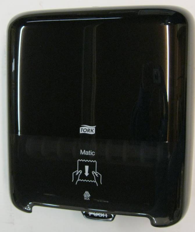 lot 2247 image: TORK MATIC Hand Towel Roll Dispenser 551028A Black