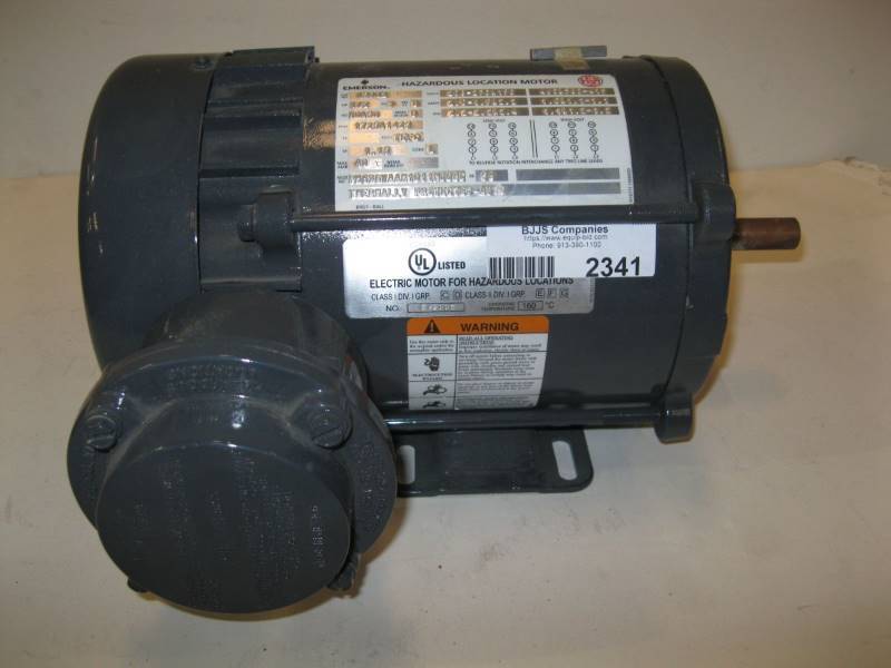 lot 2341 image: EMERSON 12 HP Hazardous Location Motor