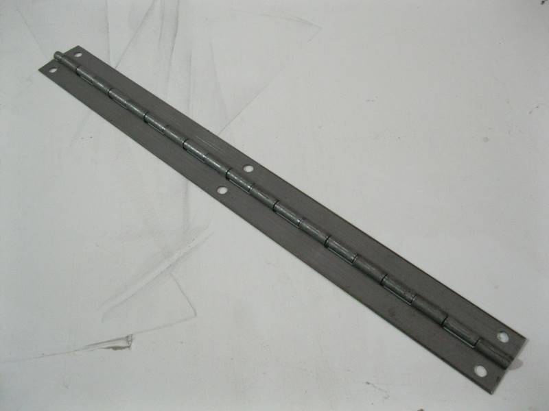 lot 2543 image: Steel Piano Hinge 19-12 x 2 Set of 10