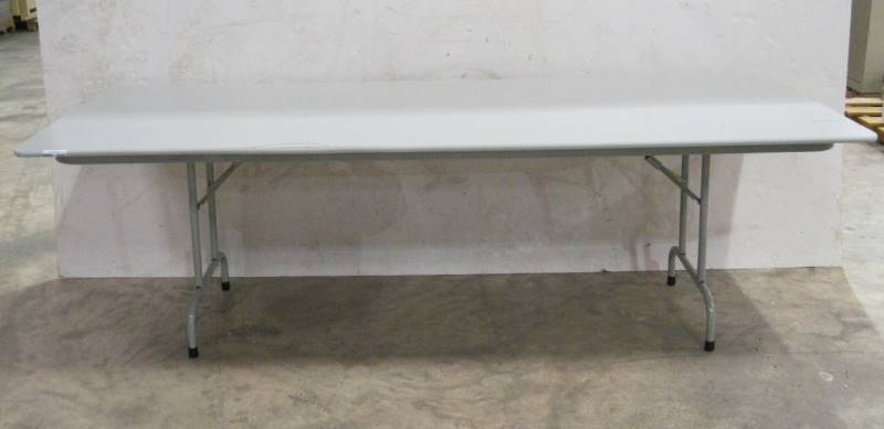 lot 2552 image: Folding Table 8 x 30 x 29 High