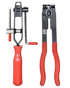 lot 39254 image: ZCEN CV Joint Ear Clamp Banding Tool & Boot Crimp Pliers 2pcs Car Banding Tools Kit