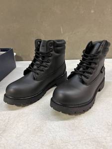 lot 32252 image: Nautica Mens Hiking Work Boots Ankle High Outdoor Trekking High Top Shoes Black Size 9